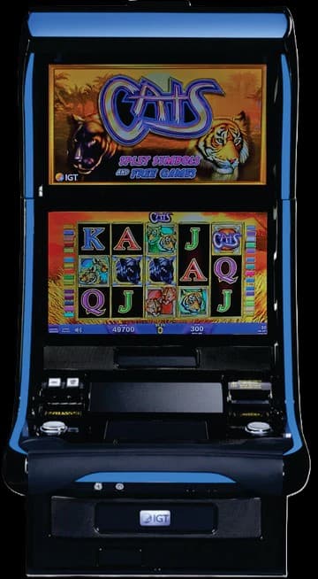 IGT Cats Crystal Slot refurbished slot machine for sale