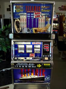 IGT S2000 Titanic Sinking refurbished slot machine for sale